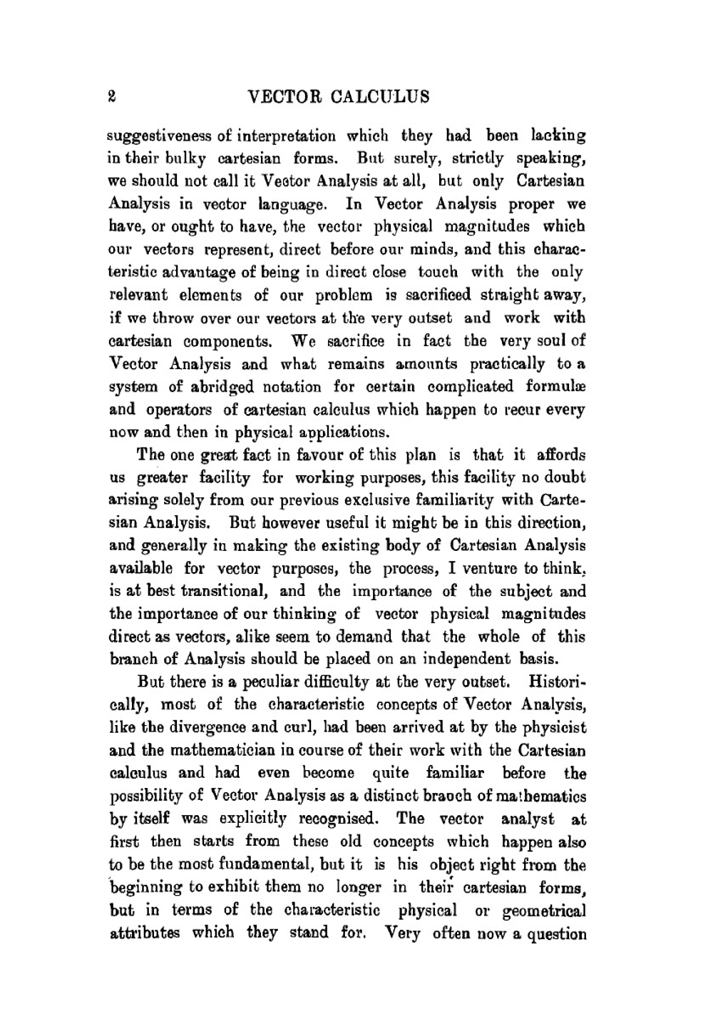 Vector calculus | Durgaprasanna Bhattacharyya