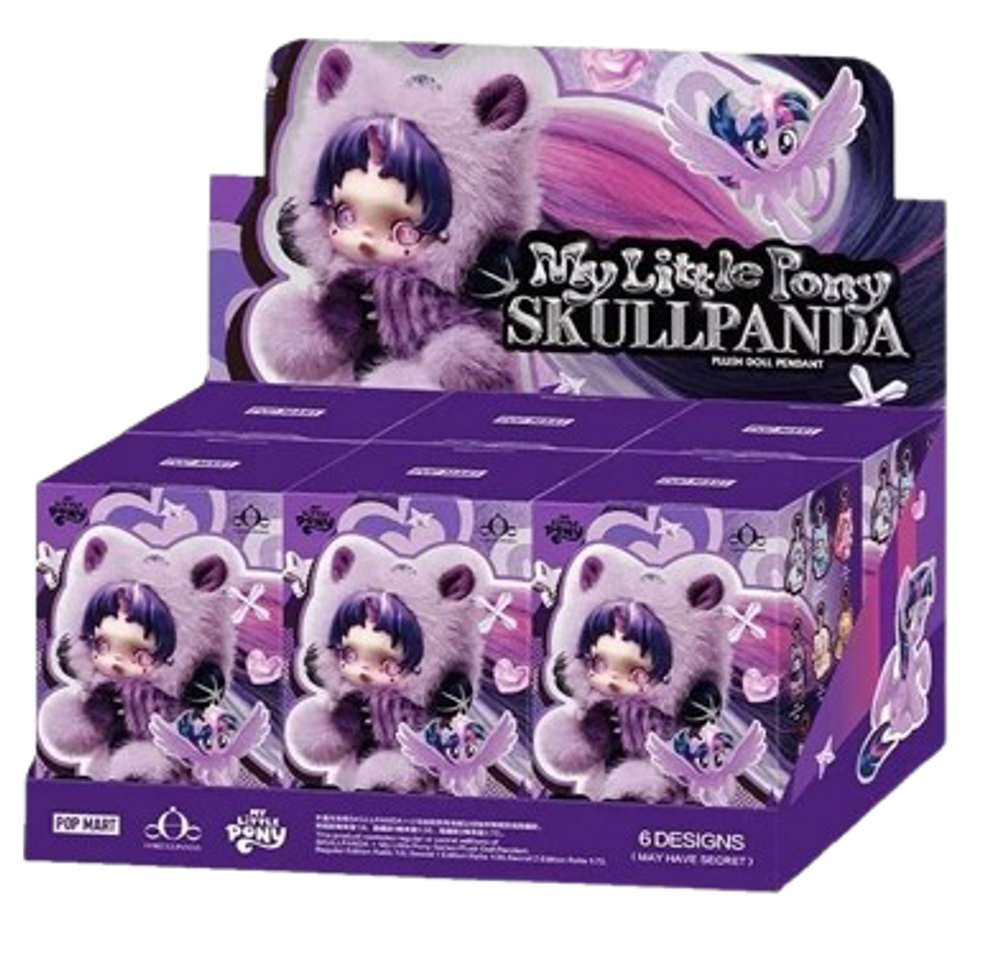 Рандомный брелок Blind Box Pop Mart Skullpanda My Little Pony Series Vinyl Plush Keychains