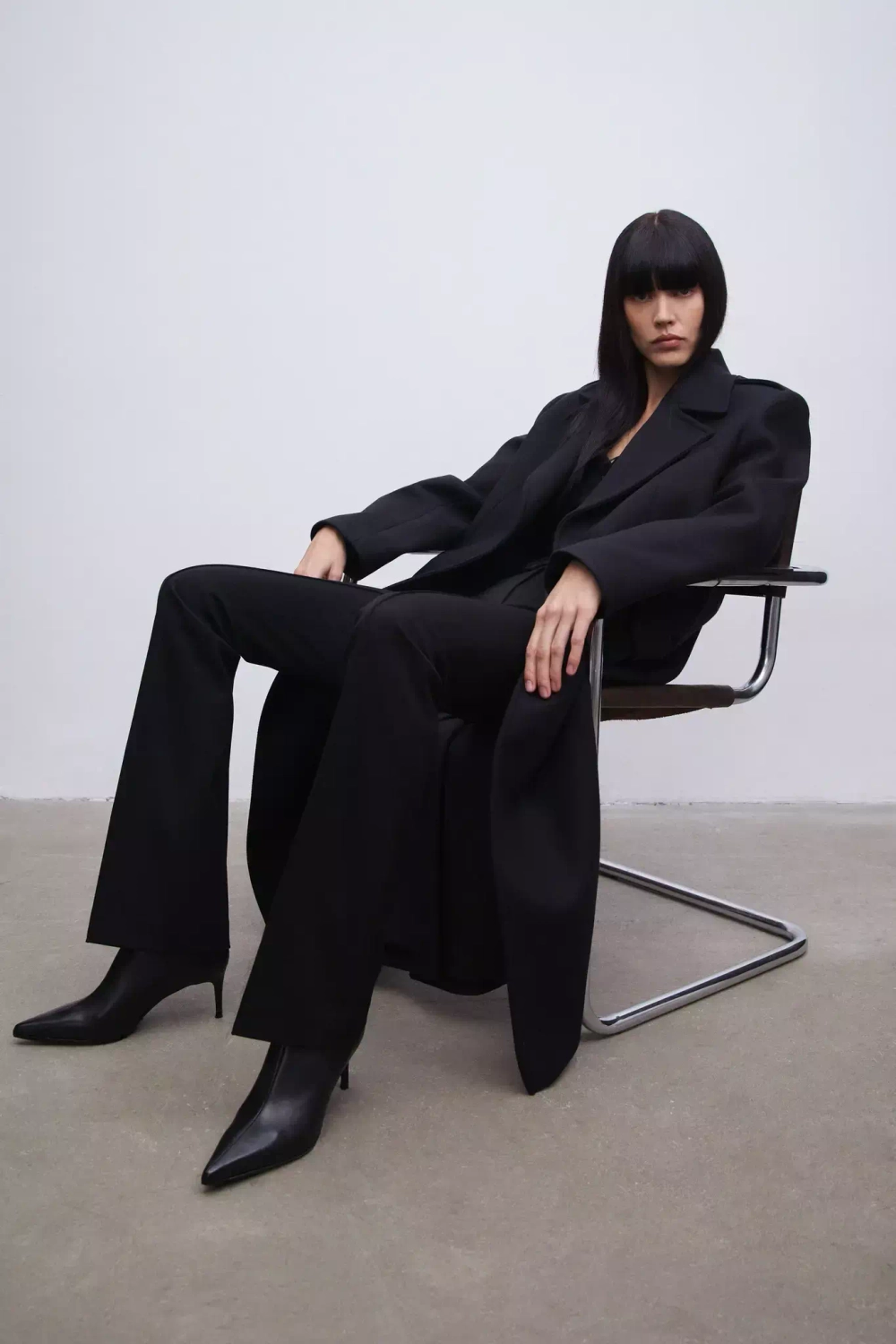 Пальто классическое, Черный