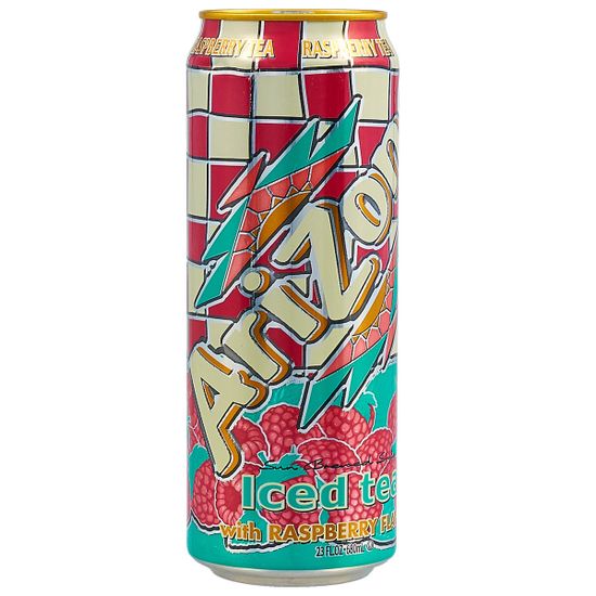 Напиток холодный чёрный чай AriZona Cranberry Tea со вкусом клюквы, 680 мл (США)
