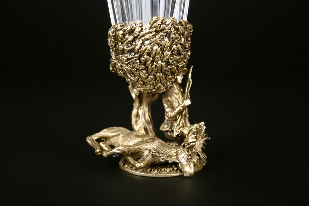 Набор лафитников "Охота" 6шт. в подарочном футляре