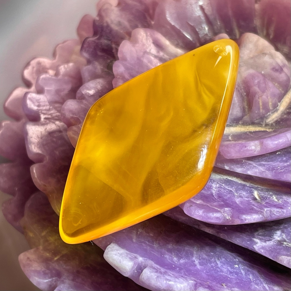 50530  Янтарь Кулон 25*45мм