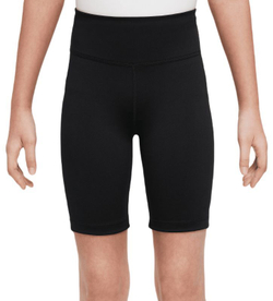 Шорты для девочки теннисные Nike Dri-Fit One Bike Shorts - black/white