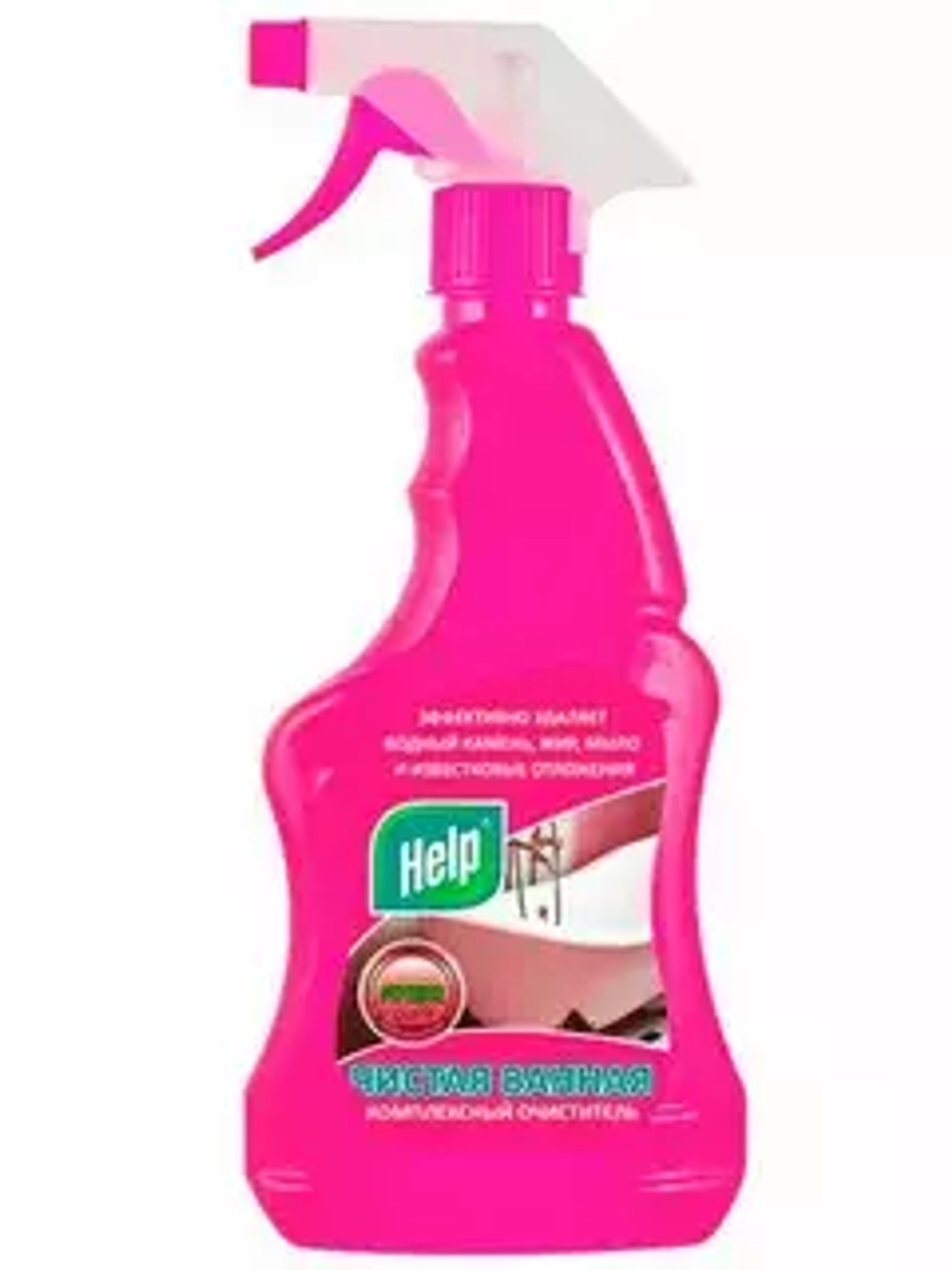 ХЕЛП Чистящее средство "Help" Чистая ванная курок 500 г*12