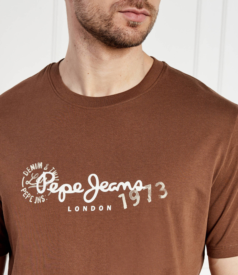 Футболка Pepe Jeans London - коричневый(PM509373)