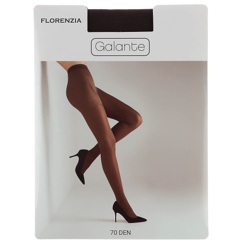 GALANTE Florenzia Колготки 70 DEN с шортиками, 84% полиамид, 16%эластан, размер 3, цвет кофейный