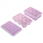 Форма для приготовления мороженого 3шт в наборе с крышками «Микс» 10,5*7,5см