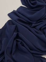 Шелк креп Escada темно-синий