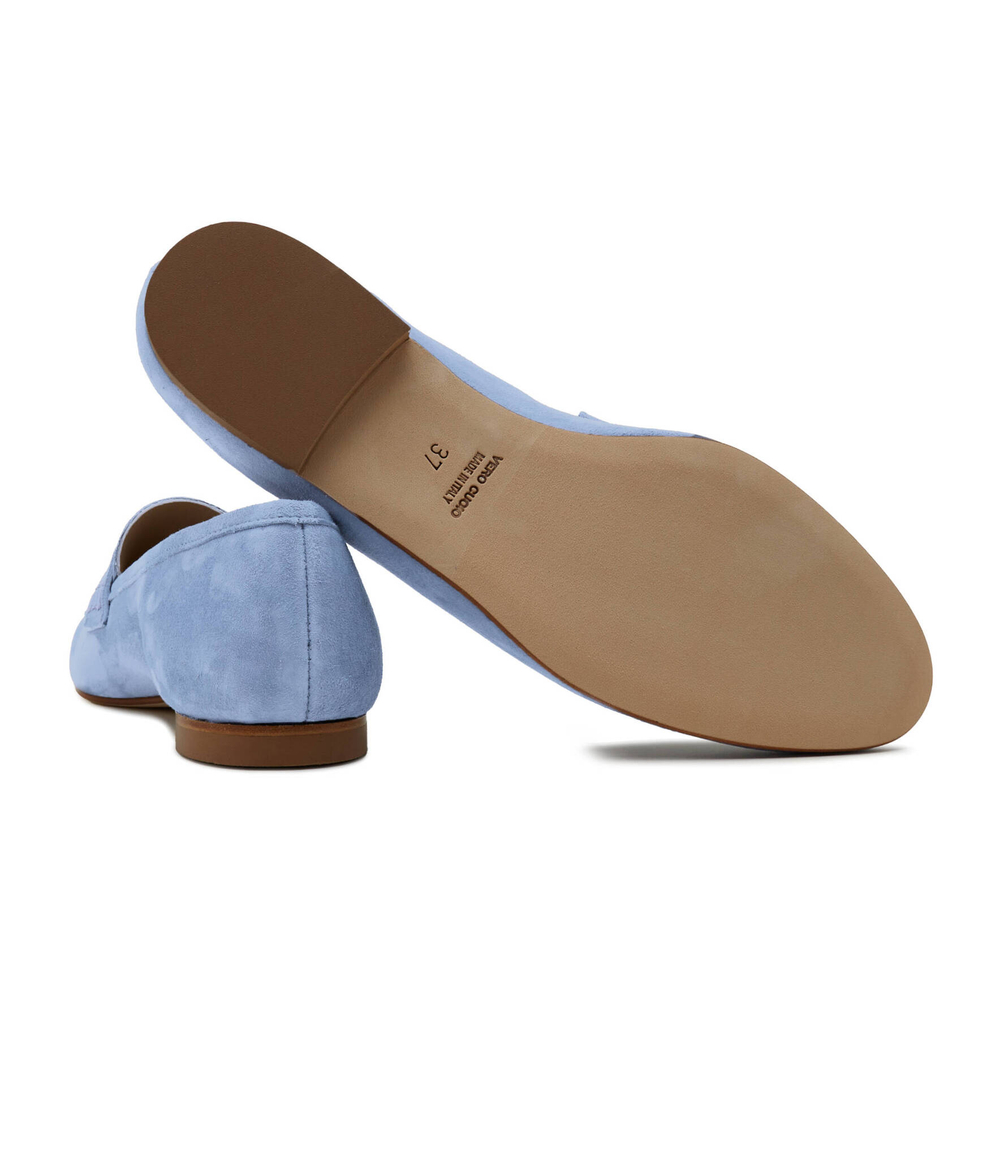 Кожаные лоферы icicle Marella - голубой(13521076)