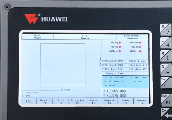 Консольная машина термической резки HNC-1500W-3