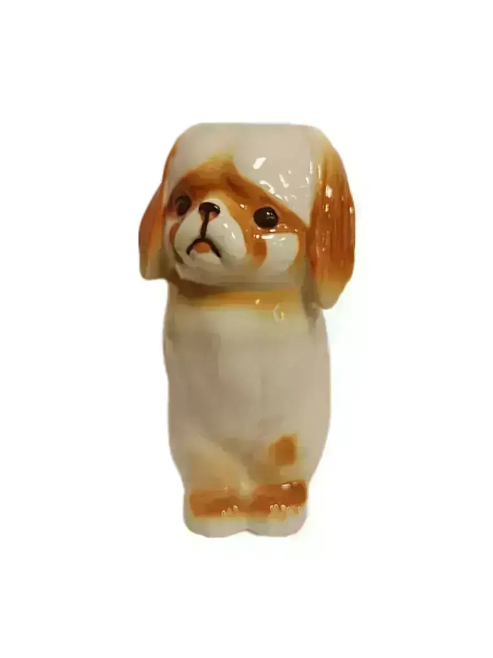 Фарфоровая статуэтка " Пекинес " ЛФЗ 1970-1979 гг.