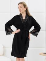 Халат Зора-4 Виотекс ЧЁРНЫЙ