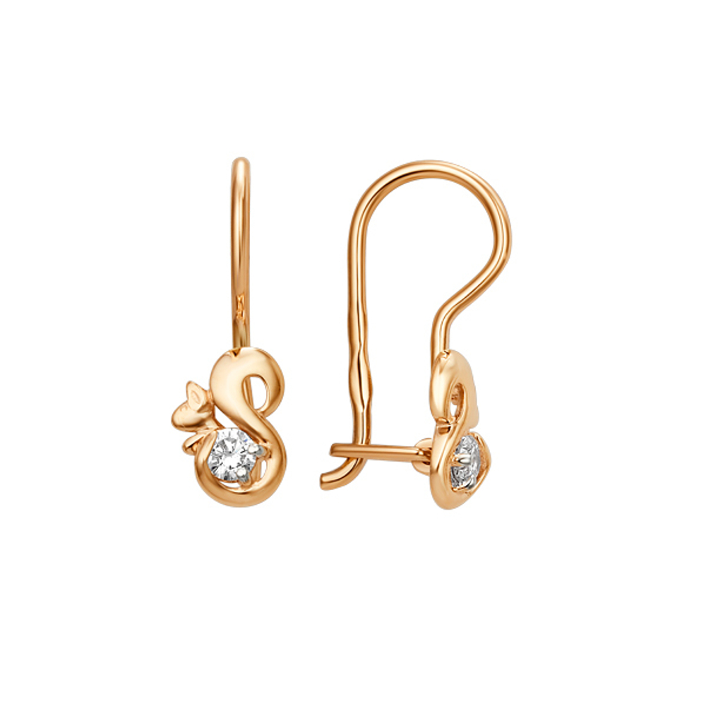 Серьги из золота 585 пробы