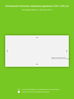 Натяжные потолки 15.4 м2, 48.1 м2