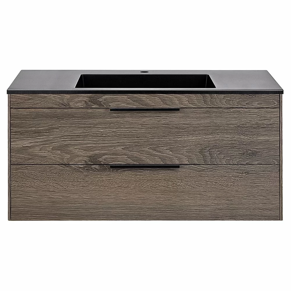 Тумба с раковиной Vincea Chiara 2D 1000 R.Oak