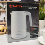 Чайник электрический 1,7л Sakura SA-2176GR, фисташковый