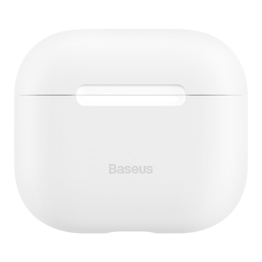 Чехол для Apple AirPods 3 Baseus Super Thin Silica Gel Case - White