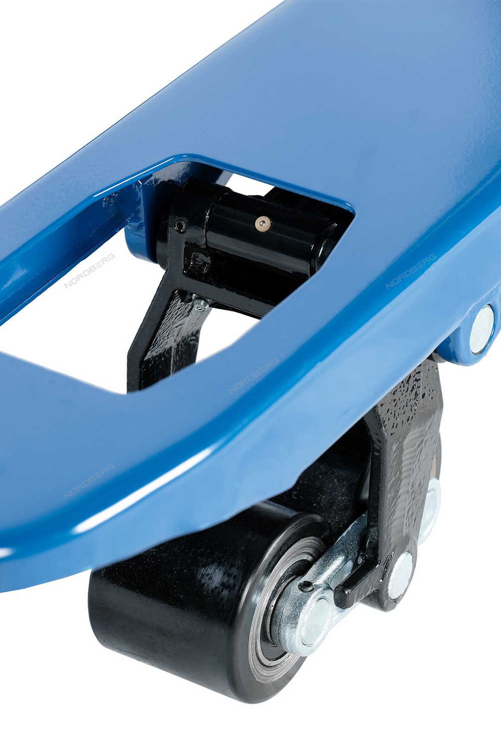 NORDBERG (N3901-25) Тележка (рохля) складская гидравлическая 2.5 т, усиленная, с полиуретановыми колесами