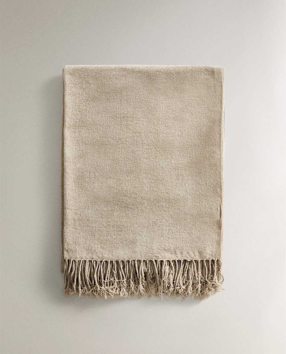 Zara Home - Синель одеяло, коричневый, 140x190 см