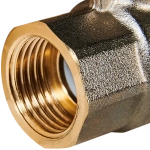 Кран шаровой STOUT полнопроходной 1/2" с американкой (бабочка)