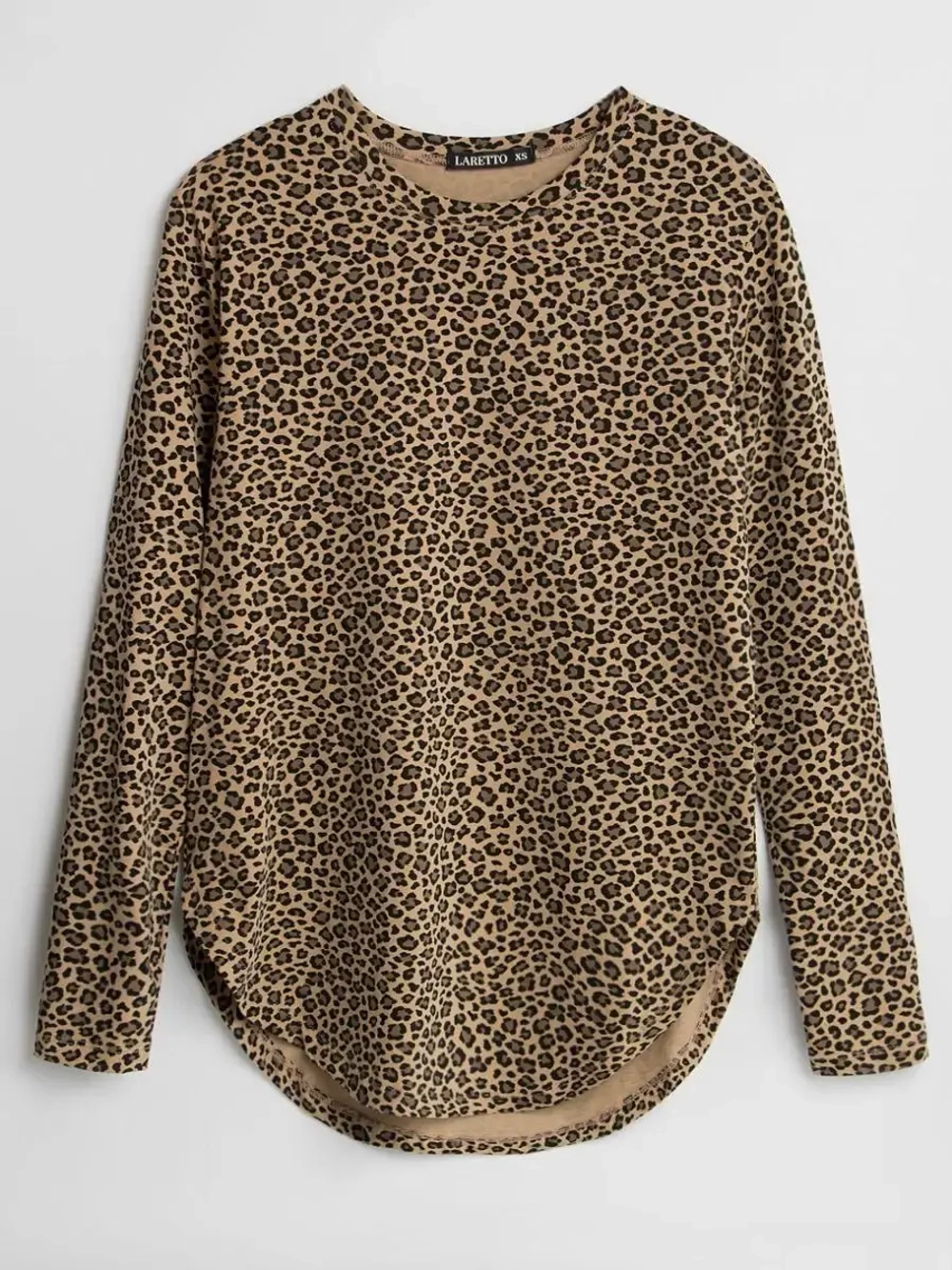 Лонгслив базовый трикотажный оверсайз