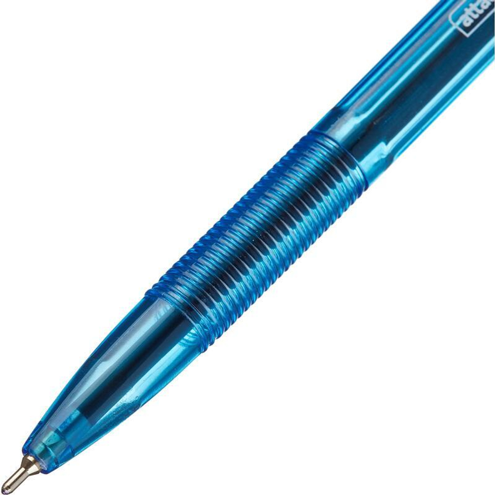 Ручка шариковая Attache Aqua синяя (толщина линии 0.38 мм)