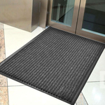 Коврик 120*180см влаговпитывающий ребристый, темно-серый