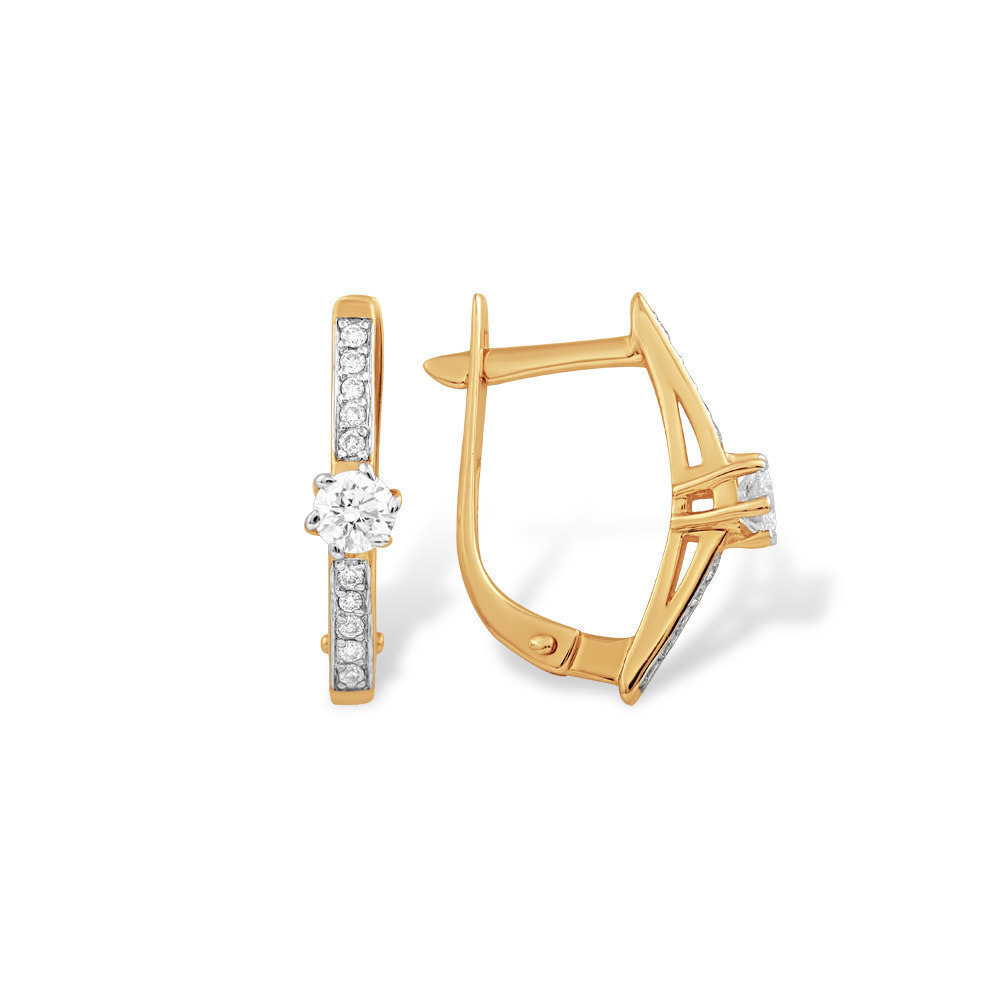 Серьги из золота 585 пробы