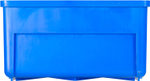 Ящик сплошной 500×185×100 мм, объем 9.25 л., арт.: 6004, синий, код: 10461