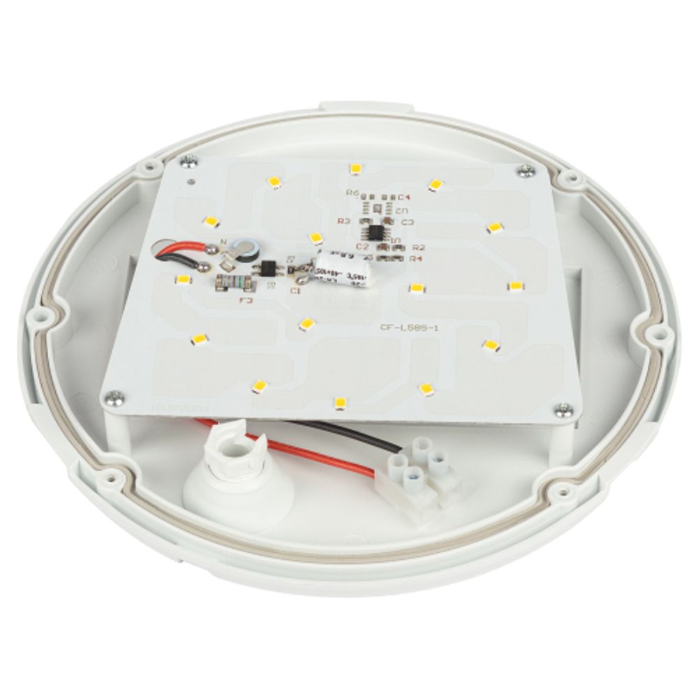 Светильник ЖКХ светодиодный ЭРА SPB-1-08 (W) IP54 8Вт 640Лм 4000К D180 КРУГ IK08 антивандальный