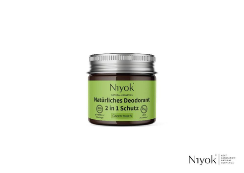 Дезодорант 2-в-1 с защитой Green Touch Niyok, 40 мл