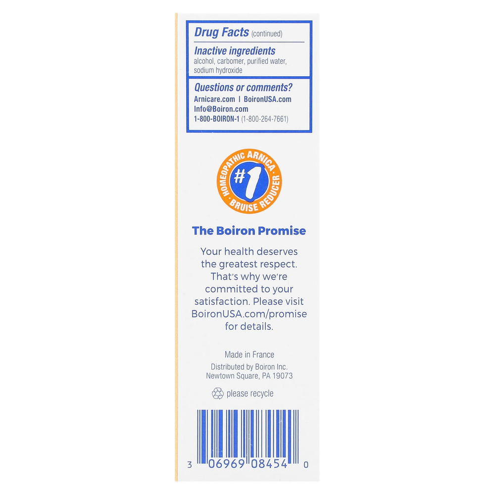 Boiron, Arnicare, гель от ушибов, без отдушки, 45 г (1,5 унции)