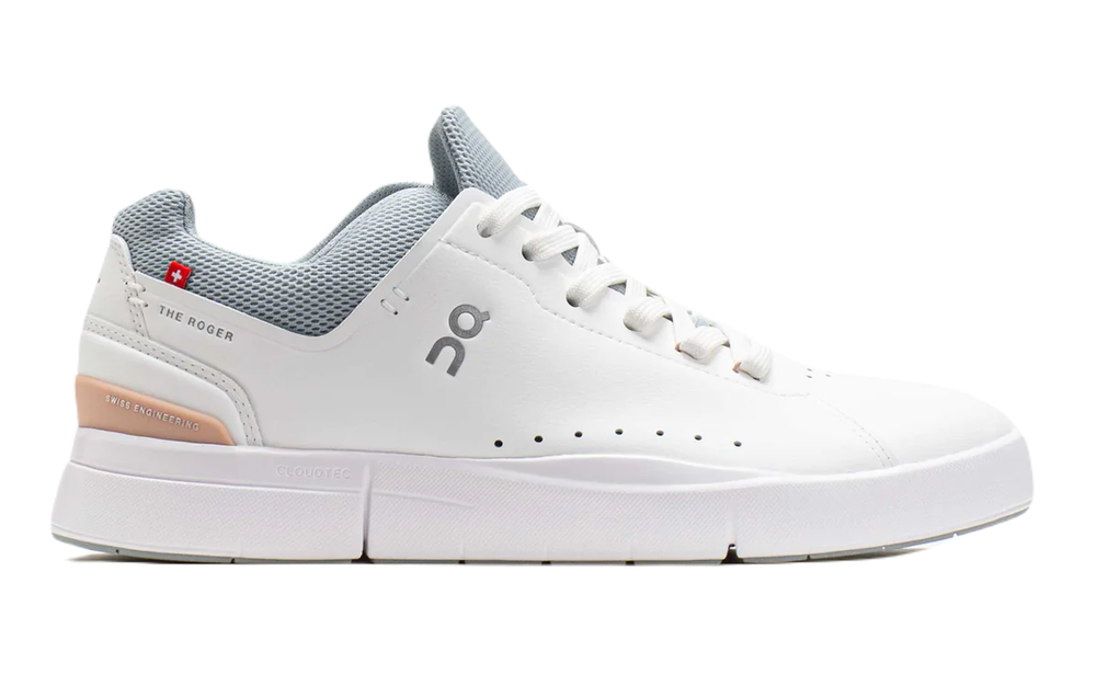 Женские кроссовки ON The Roger Advantage - white/rosehip