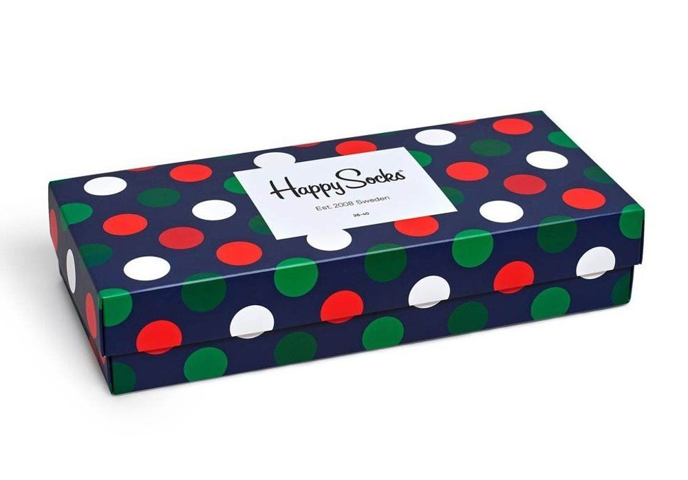 Подарочный набор носочков унисекс 4-Pack Classic Navy Socks Gift Set (Размер: 25) (Цвет: разноцветный)