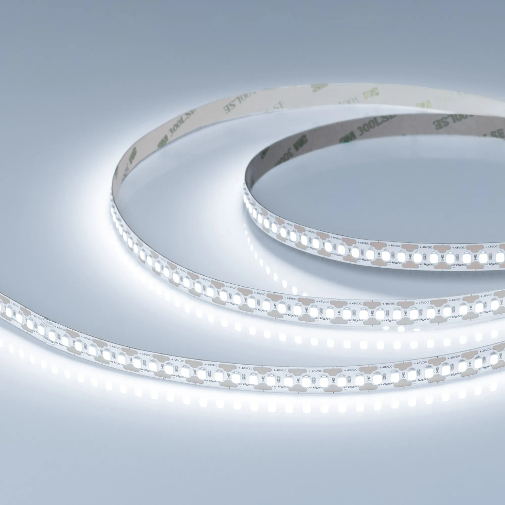 Светодиодная лента UL-A180-10mm 48V White6000-CX2 (19 W/m, IP20, 10m) (Arlight, 7 лет) 063794