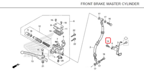 90106-MBZ-G00. BOLT, FLANGE, 6X10