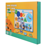 Развивающая игрушка деревянная Бизиборд доска, коробка C-41940