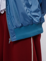 Куртка ветровка голубая