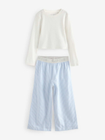 Пижама для девочки Next B68-229, Голубой, Белый