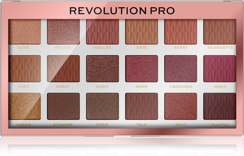Revolution PRO Iconic - палитра теней для век, 18× 0,8 g