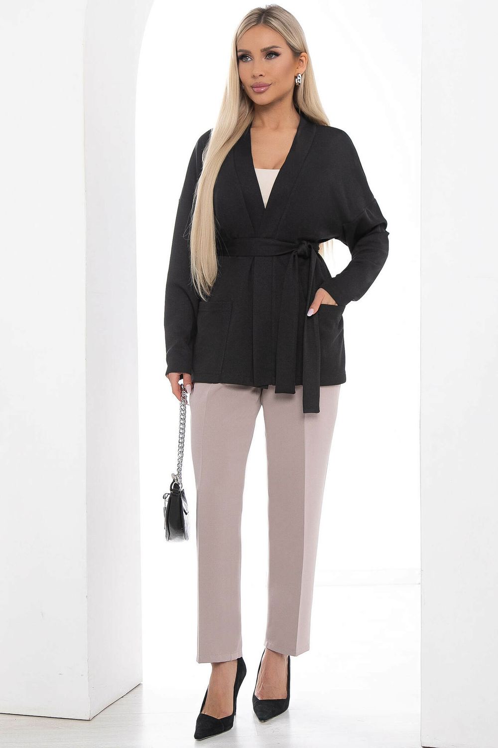 Кардиган "Анника" (черный) Б9014 LT Collection