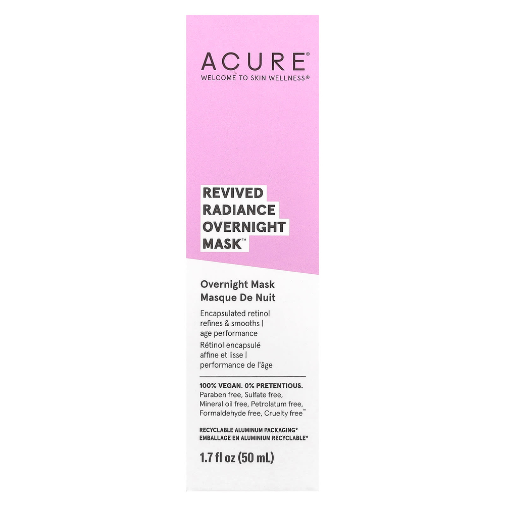ACURE, ночная маска для лица Revived Radiance, 50 мл (1,7 жидк. унции)