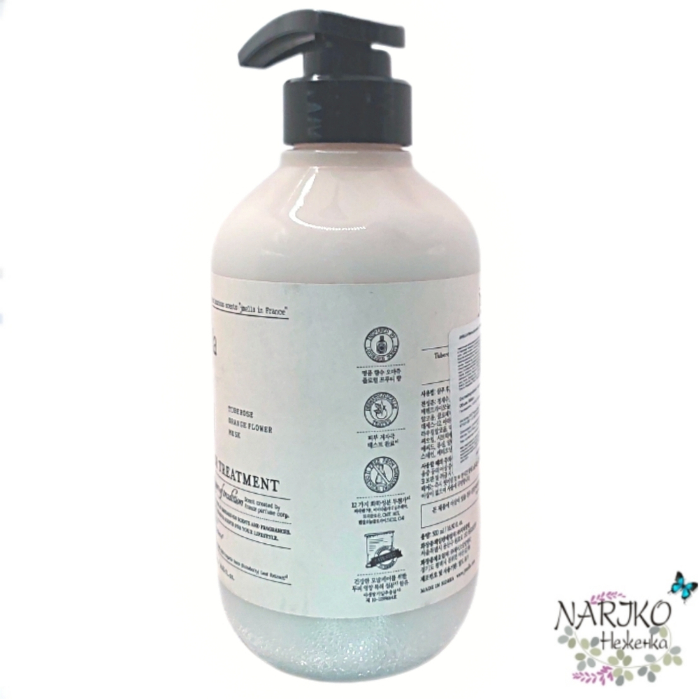 Маска для волос Тубероза, Апельсиновый цветок и Мускус JMELLA In France Do Tyque Hair Treatment, 500 мл.