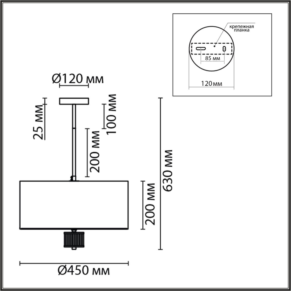 8109/5C LN Люстра E14 5*40Вт 220В IP20 MODERNI