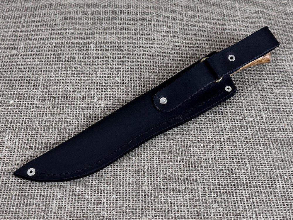 Нож "Атаман", сталь 95Х18, рукоять карельская берёза