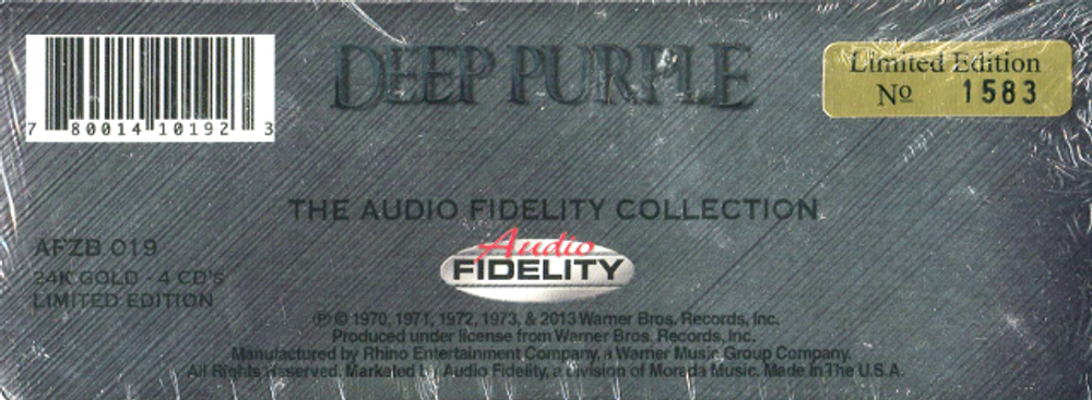 Deep Purple / The Audio Fidelity Collection (4CD)