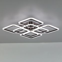 Citilux Марсель Смарт CL232A185E RGB Умная люстра Чёрная