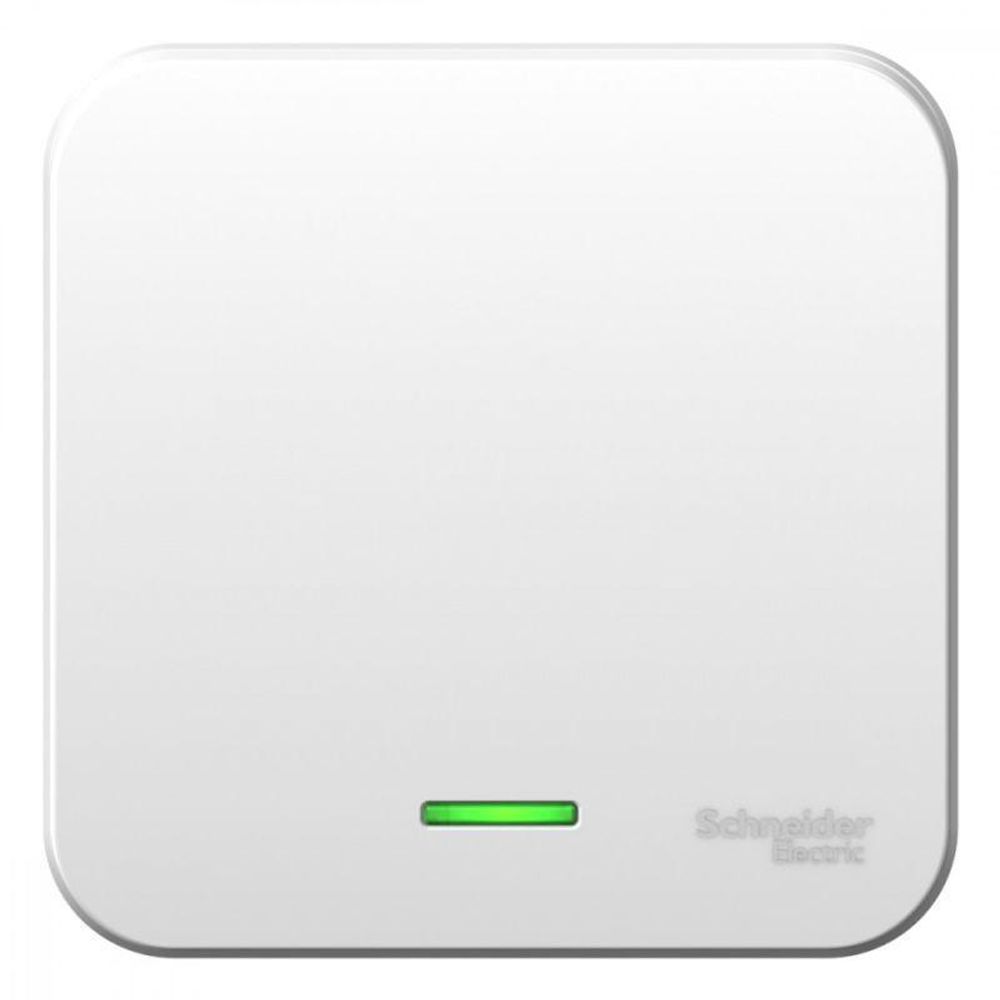 Выключатель 1-кл. ОП Blanca 6А IP20 (сх. 1) 250В с подсветкой с изолир. пластиной бел. SE BLNVA061111 Выключатель 1-кл. ОП Blanca 6А IP20 (сх. 1) 250В с подсветкой с изолир. пластиной бел. SE BLNVA061111