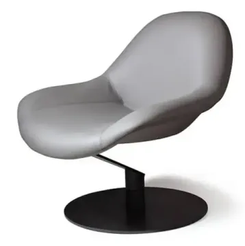 Лаунж кресло Zero Gravity с механизмом вращения цвет серый