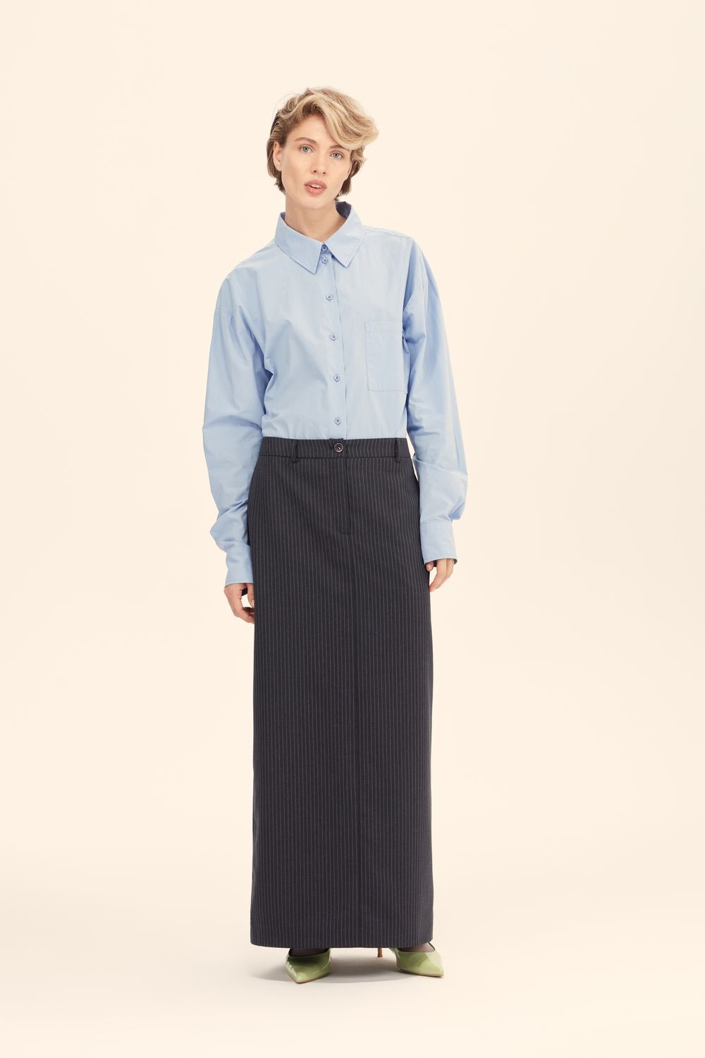 Юбка (Girl Boss), серая